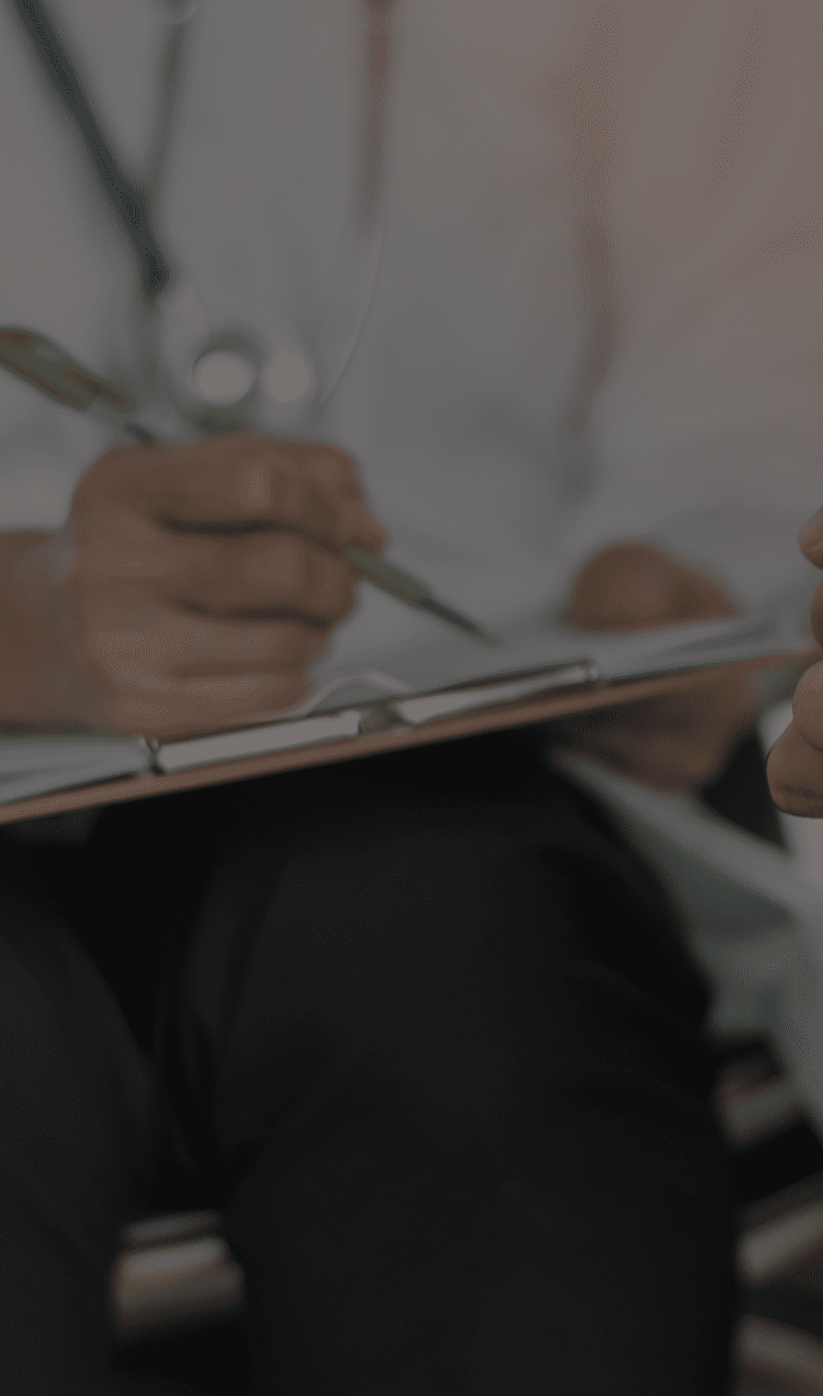 Clinician conducting an ADHD assessment